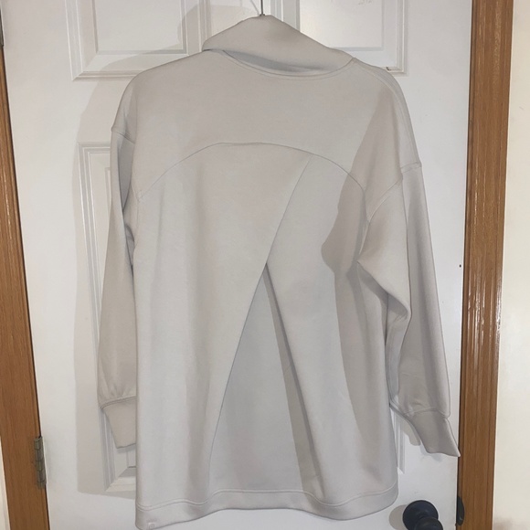 Lululemon athletica Model blend turtleneck tunic bone color cream/white/gray sz4 - Picture 7 of 8